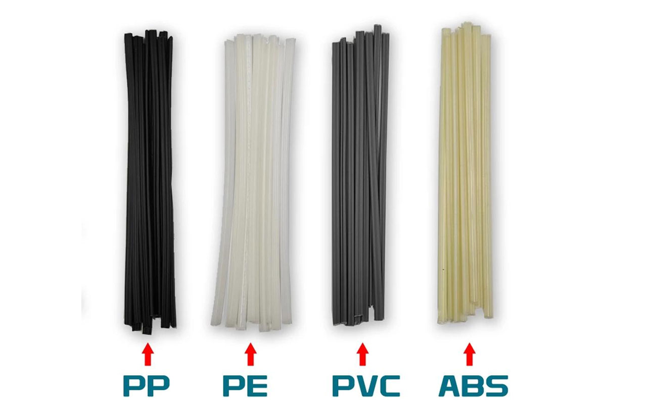 Các loại que hàn nhựa PP, PE, PVC
