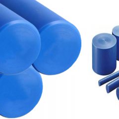 Nhựa MC nylon PA6 màu xanh D50 D60 D70mm