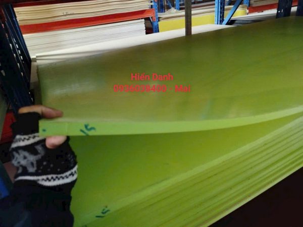 Nhựa PU tấm dày 12 ly - 12mm (1000x1000x12mm)